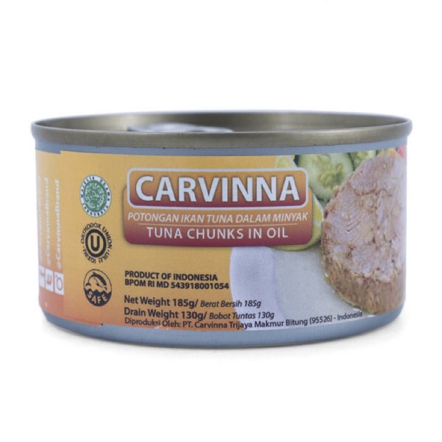 

Carvinna Potongan Ikan Tuna Dalam Minyak 185 g