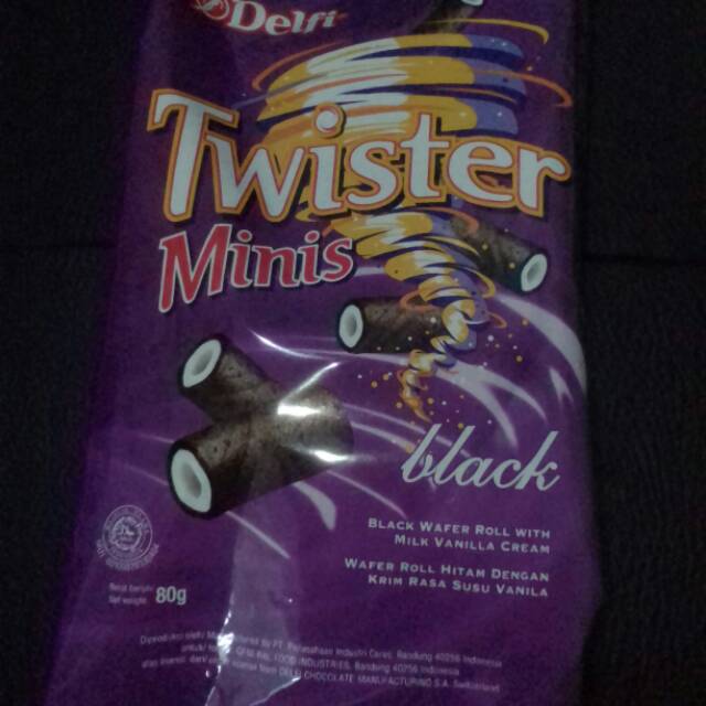 

Delfi Twister Minis black isi 80g