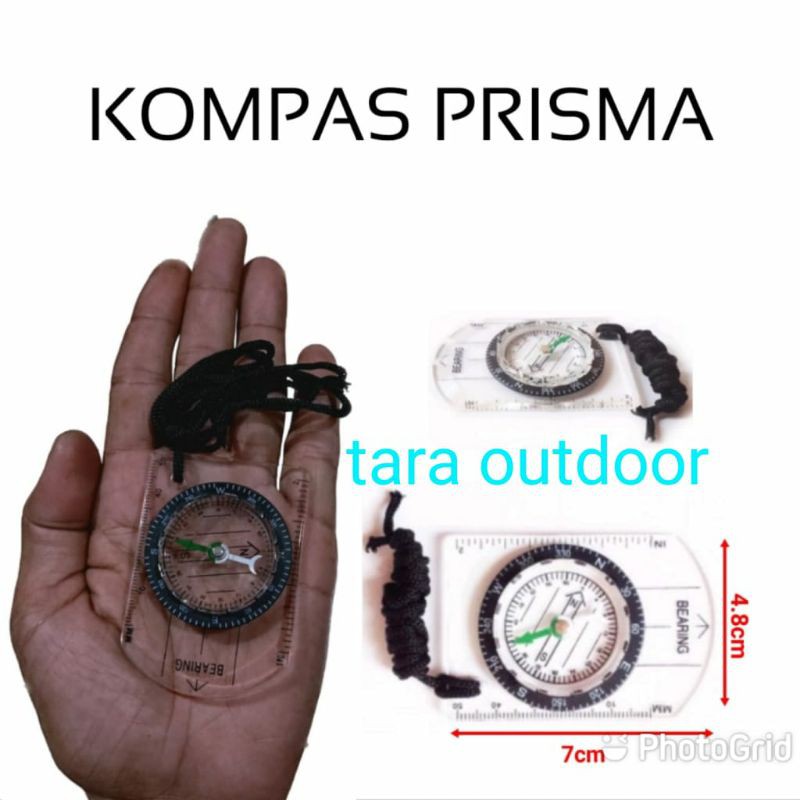 kompas prisma orienting