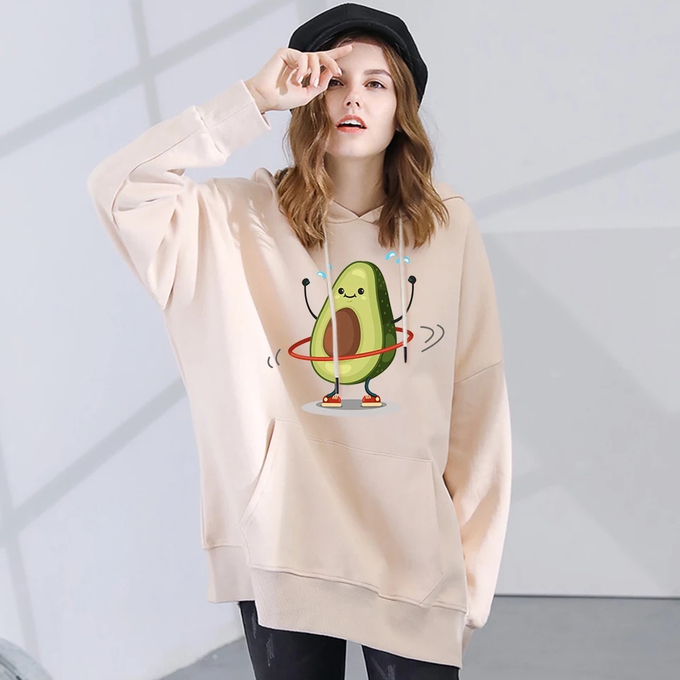 Sweater Hoodie Avocado Wanita Kekinian Hoodie Oversize Wanita Korean Style Bahan Tebal Hoodie Cewek Kekinian Korea Oversize Sweater Wanita Jumbo Xxl Tebal Import Hoodie Wanita Polos Tebal Ori Premium Hoodie Zipper Polos Resleting Sleting Oversize XXL