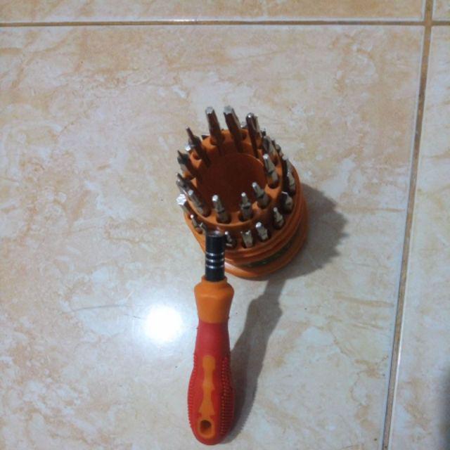 Obeng Set Multi 31 In 1 Screwdriver Handphone Elektronik Hp Laptop Pc Hp