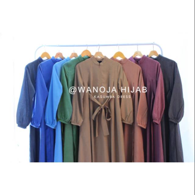 Gamis Kasumba | Original Wanoja Hijab | Surabaya {Ready Stock}