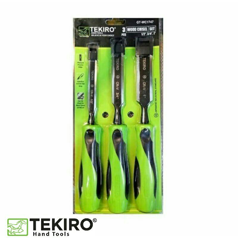 Pahat kayu set 3pcs tekiro / Pahatan kayu / Alat pahat / alat pahat tekiro 3pcs Original