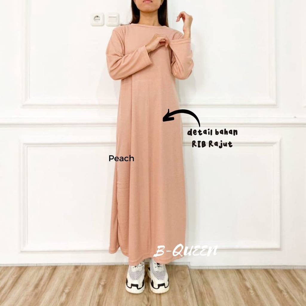 GAMIS RAJUT TURTLENECK / DRESS MUSLIM RAJUT LENGAN PANJANG / INNER DRESS WANITA/ KNIT DRESS