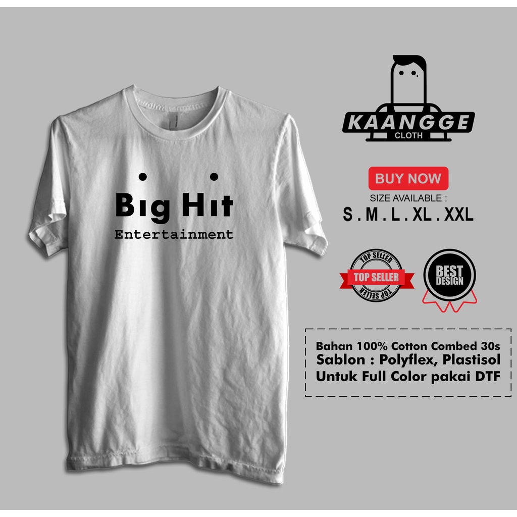 Kaos Big Hit Entertainment Logo Baju Perusahaan
