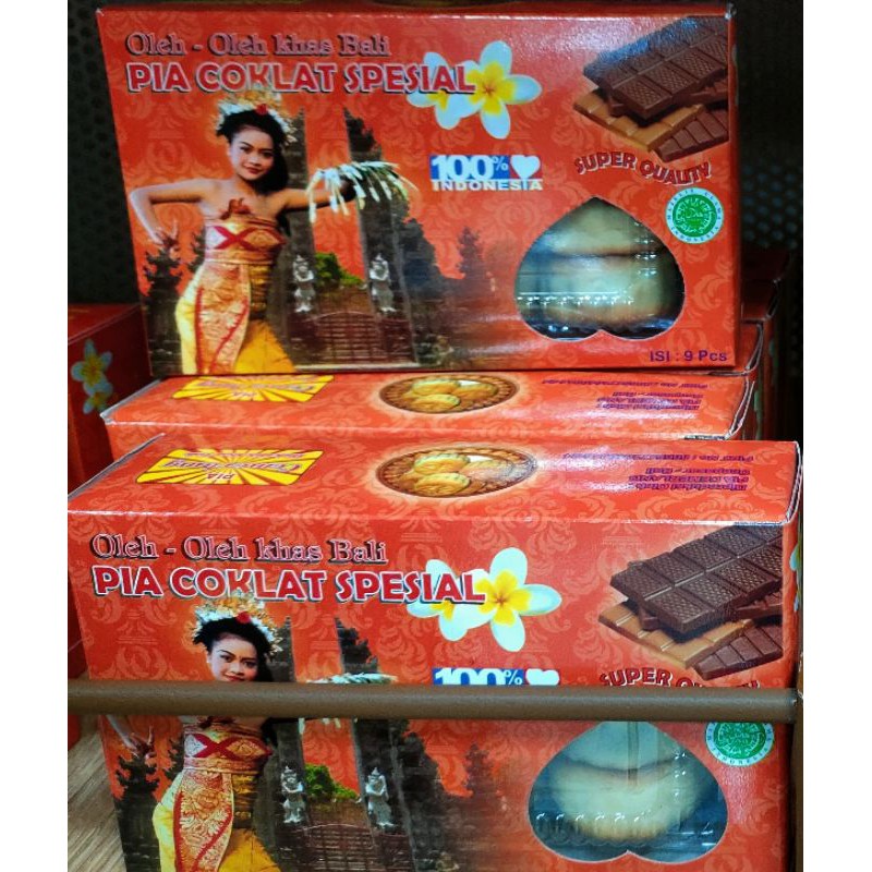 

PIA COKLAT SPESIAL ISI 9 PCS OLEH OLEH ASLI KHAS BALI + BUBBLE WRAP
