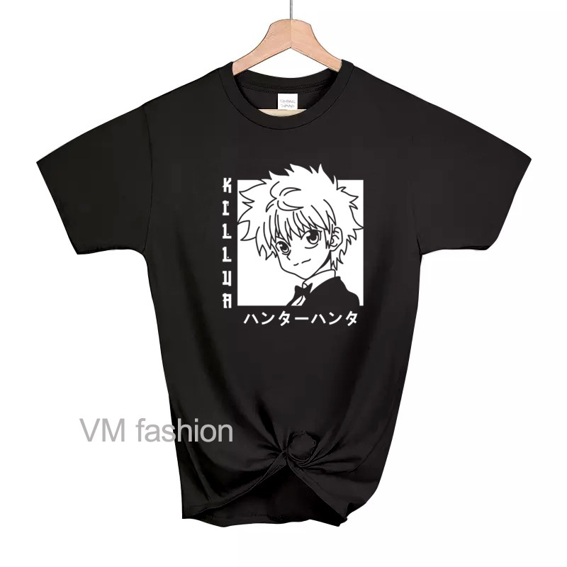 Kaos Anime KILLUA - HUNTER X HUNTER/ Kaos Distro Pria & Wanita Harajuku Cosplay