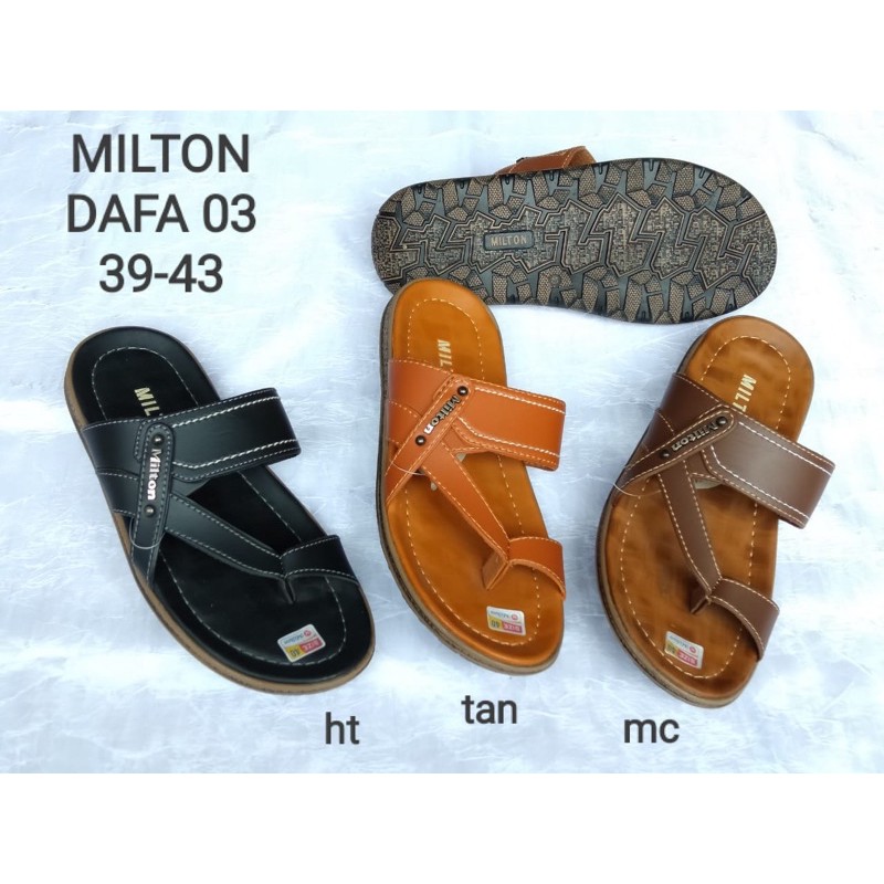 Sandal Selop Pria MILTON Dafa 03 - Sandal slide cowok