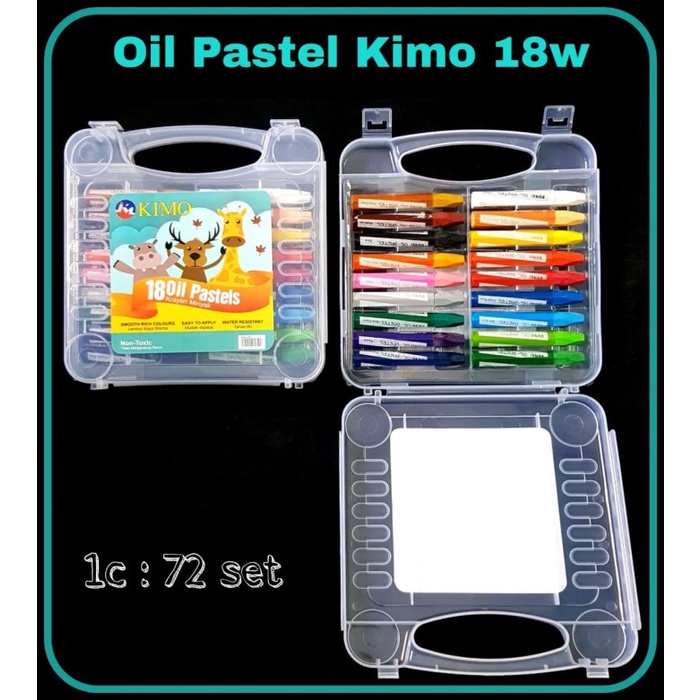 

Kusus Hari Ini Crayon Oil Pastel Kimo 18 Warna Diskon