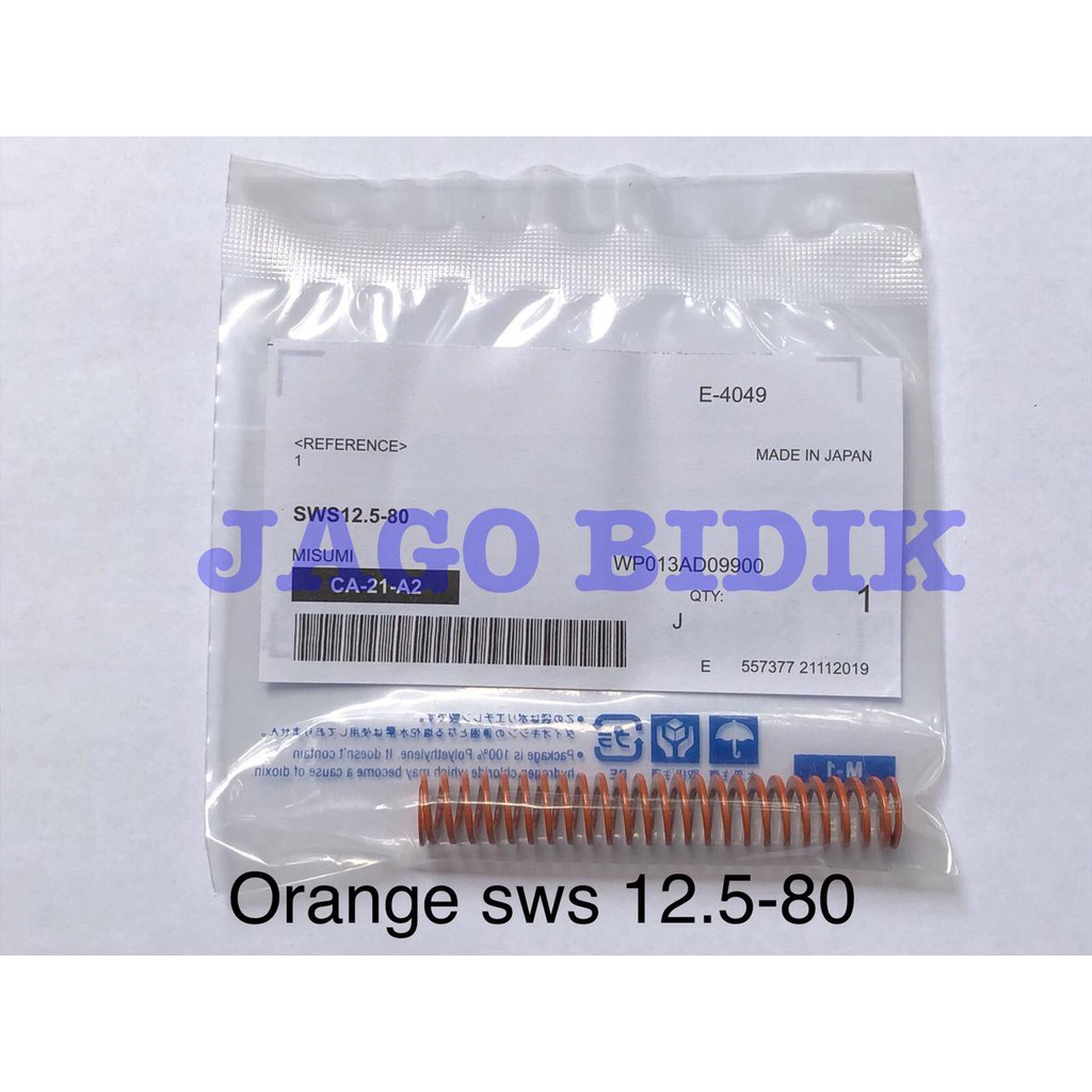 Per Misumi Orange original japan untuk per hammer pcp - Per Mizumi - pr