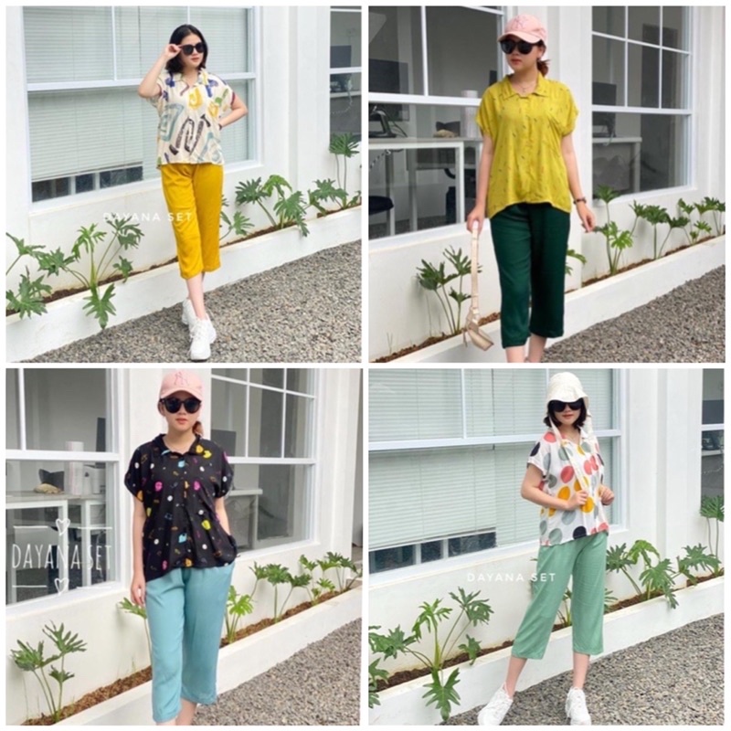 ZURA SET PREMIUM // Home Wear // Busui Friendly / piama piyama busui / baju tidur baby doll one set 