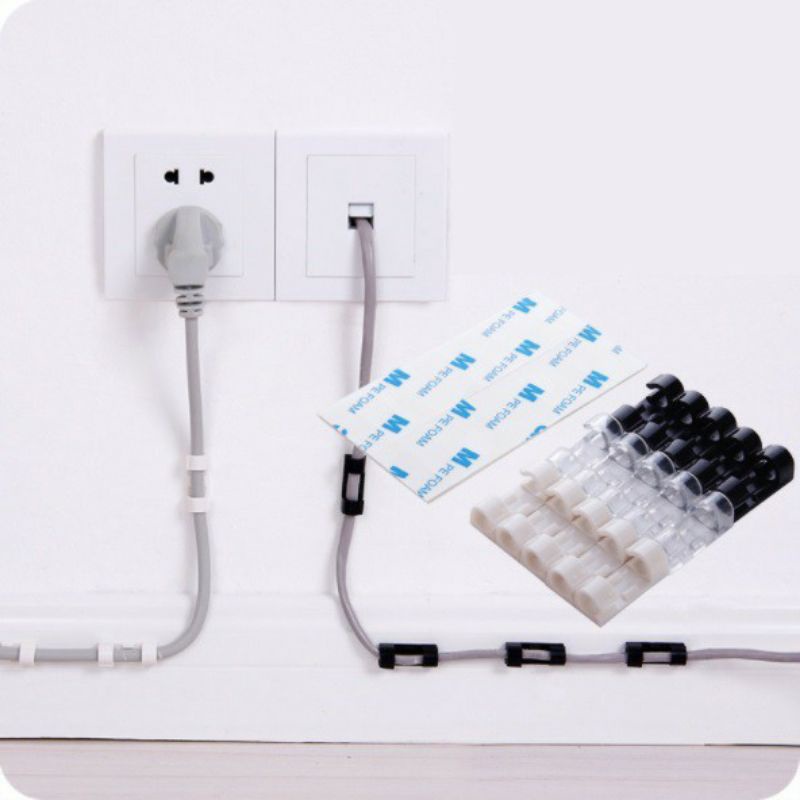 Klip Kabel Organizer Cable Clip ecera per pcs Pengikat Kabel