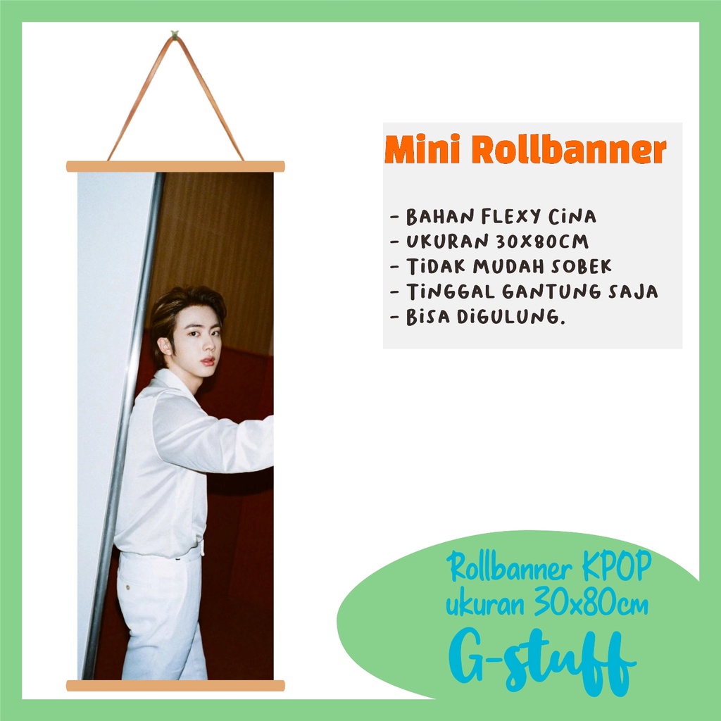 MINI ROLL BANNER BTS JIN BUTTER