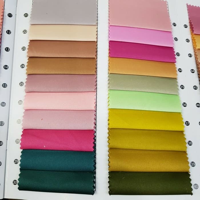 Kain satin velvet. satin polos meteran. satin silk velvet