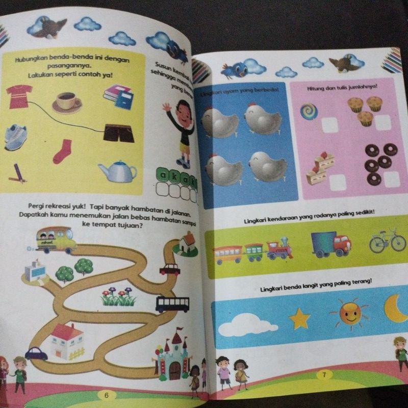 buku aktivitas seru 32 halaman(15×24cm)