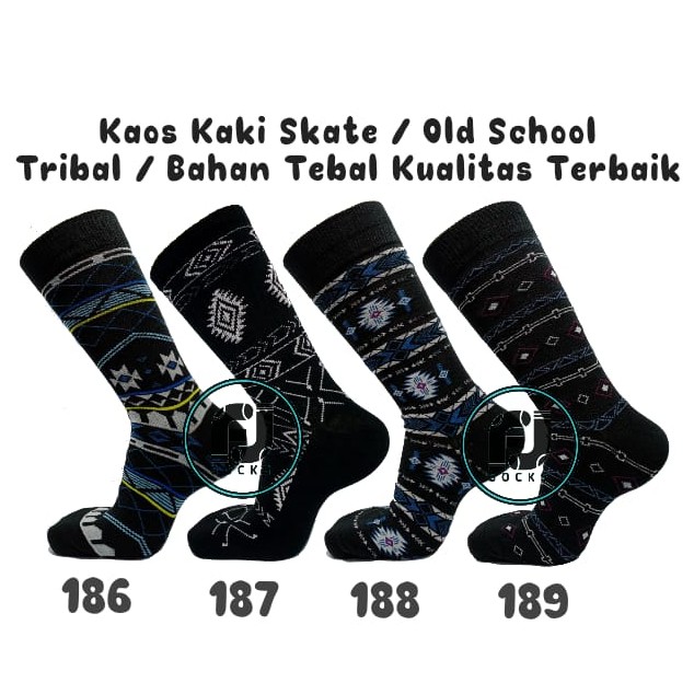 Kaos Kaki Skate/Old School Full Motif Terbaru