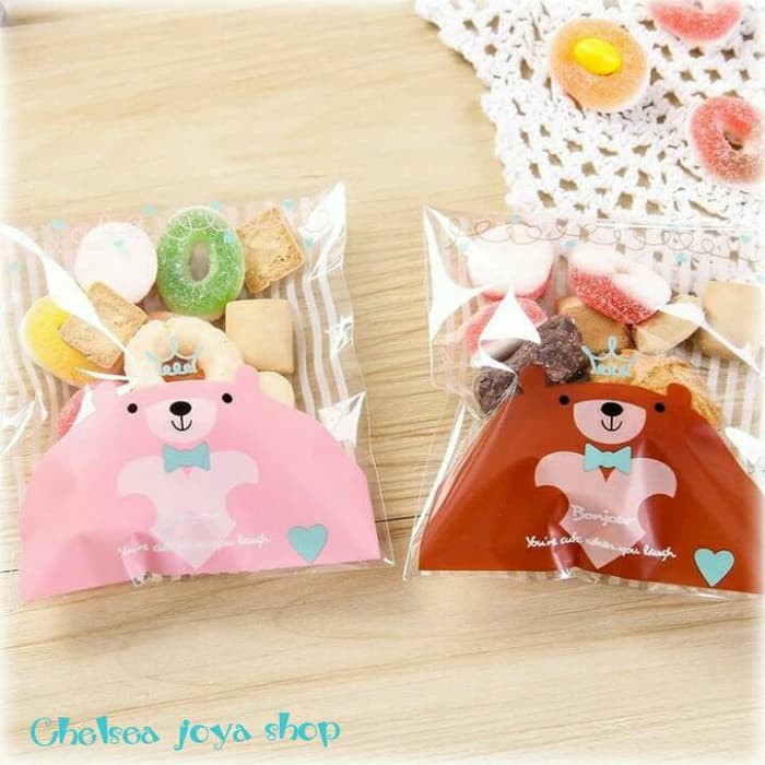 

Plastik bungkus kue- cookies- permen- roti- asesoris- fancy/10x10cm