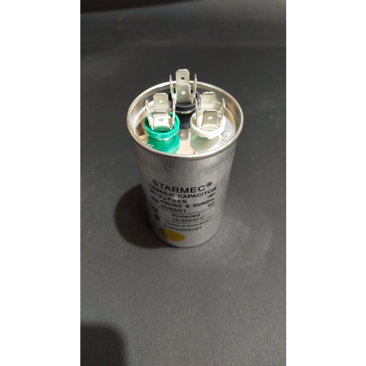 Kapasitor AC 20+2 uf 3 Soket/Running Capacitor-Kapacitor 20+2uf