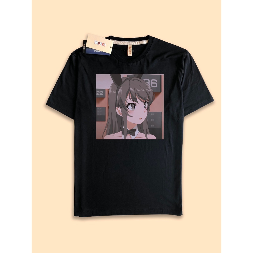 Kaos Tshirt Bunny girl senpai mai sakurajima waifu