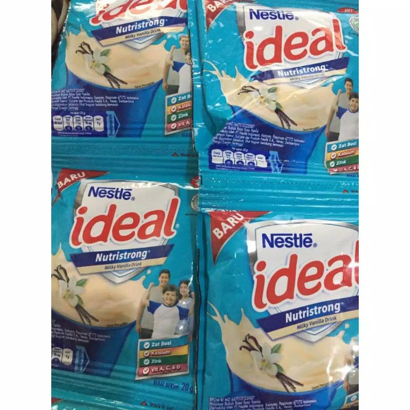 Susu Bubuk Vanila Nestle Ideal Sachet 20 gr