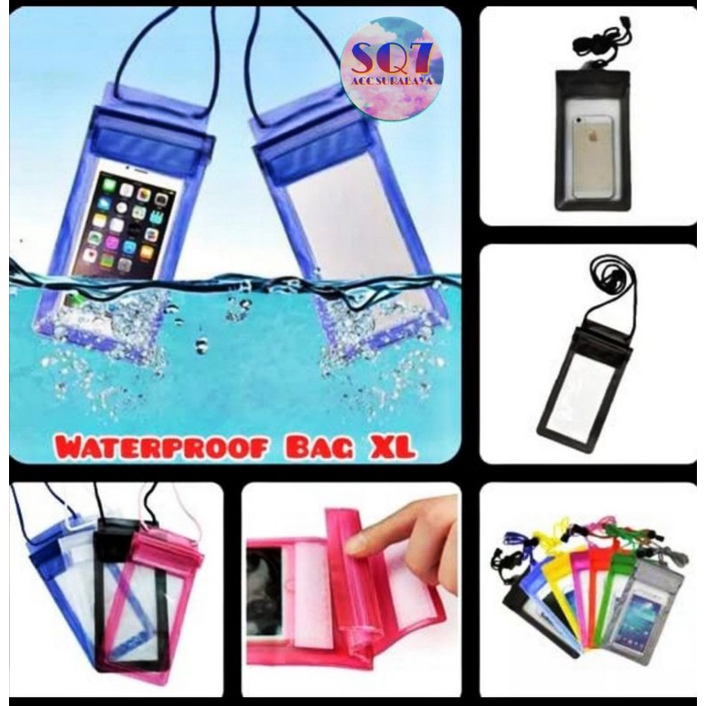 Waterproof Bag XL Tas Plastik Silikon Anti Air Ukuran XL Besar Waterproof Cover