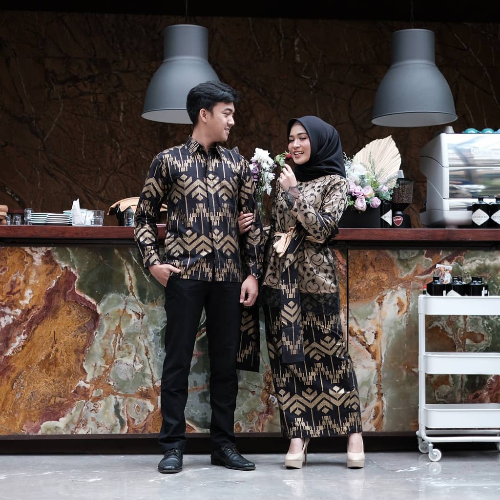 ADA JUMBO SHOPASHOP SOLO Batik Kebaya Couple Habiba Prodo Tulle mutiara-2