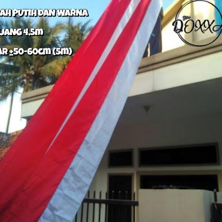 202 Bendera Indonesia Umbul Umbul Merah Putih Warna Kombinasi Garuda Layur 5meter VA6H