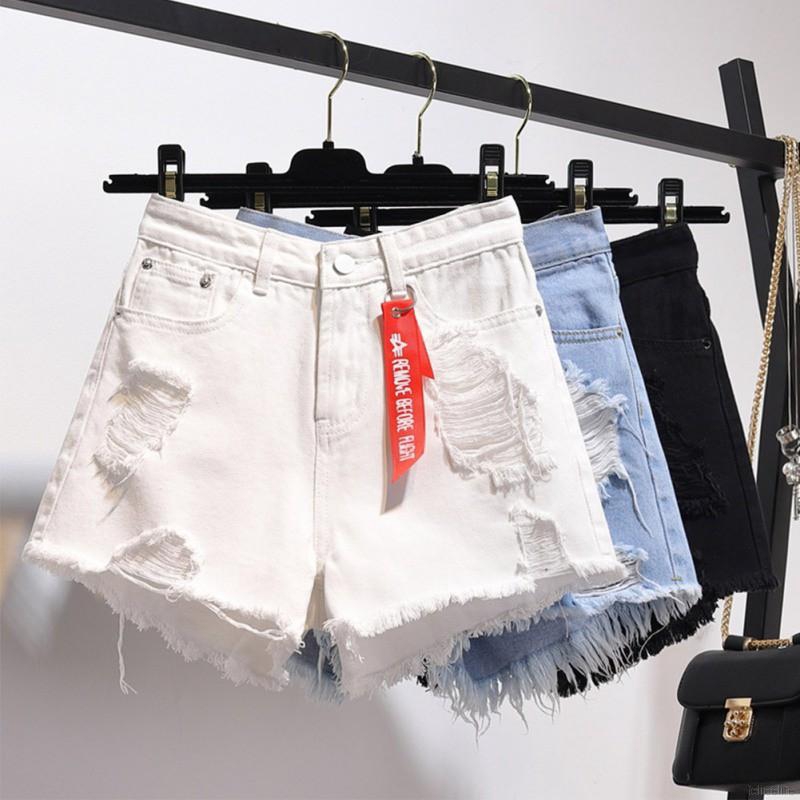 Celana Pendek Slim Casual Model High Waist Longgar Warna