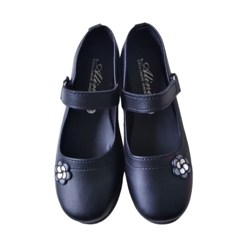 Sepatu Sekolah Hitam Pantofel Anak Sepatu Upacara / Sepatu Pantofel Anak / Sepatu Slip On Anak