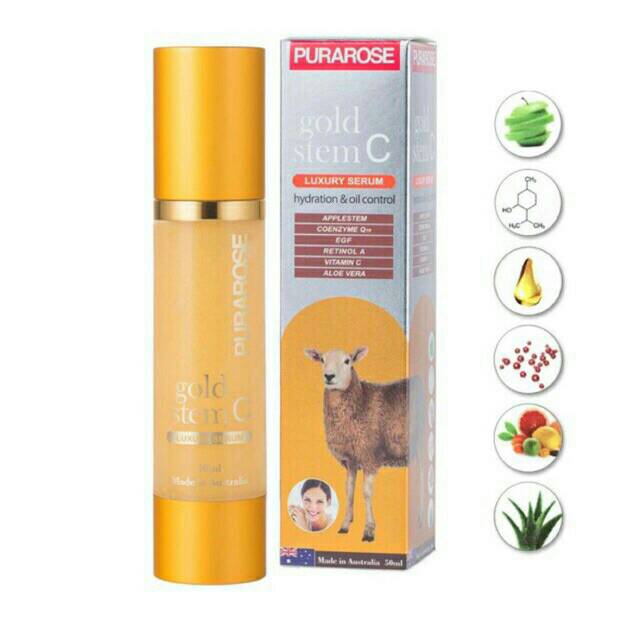 Purarose gold stem c luxury serum australia