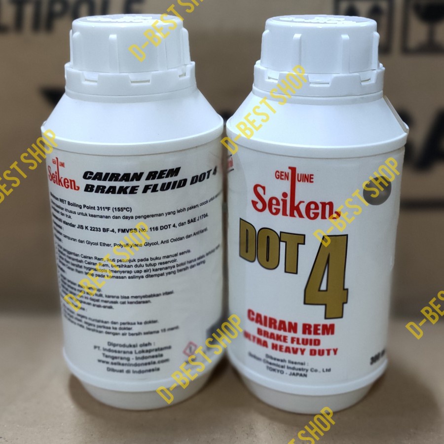 Minyak rem / BRAKE FLUID &quot; SEIKEN &quot; DOT4 | DOT 4 - 300 ml