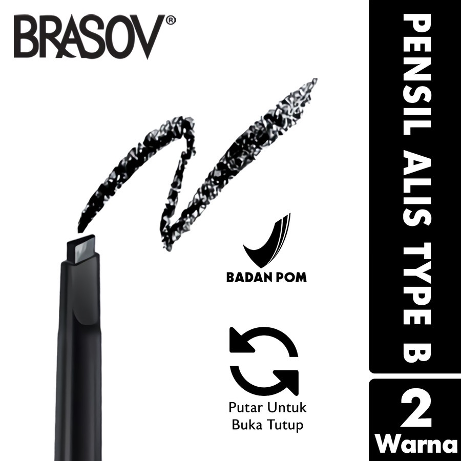 BRASOV Pensil Alis Eyebrow Pencil