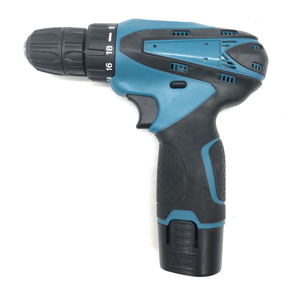 Solade Bor Listrik Cordless Screwdriver Drill Adjustable Speed 12V - SL01 - Blue