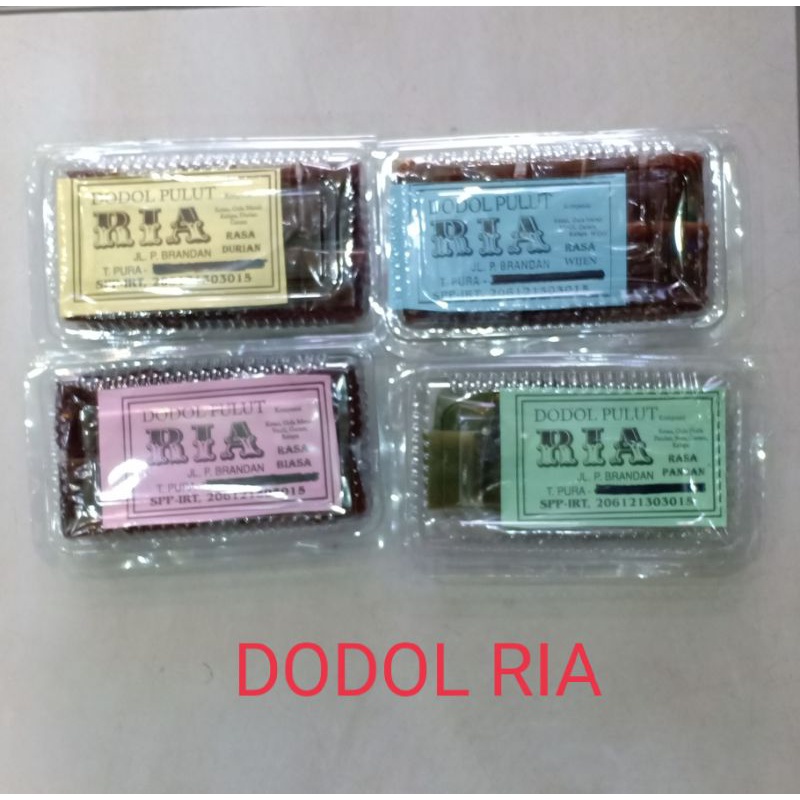

DODOL RIA ASLI TANJUNG PURA POTONG.KECIL ISI.32 PCS