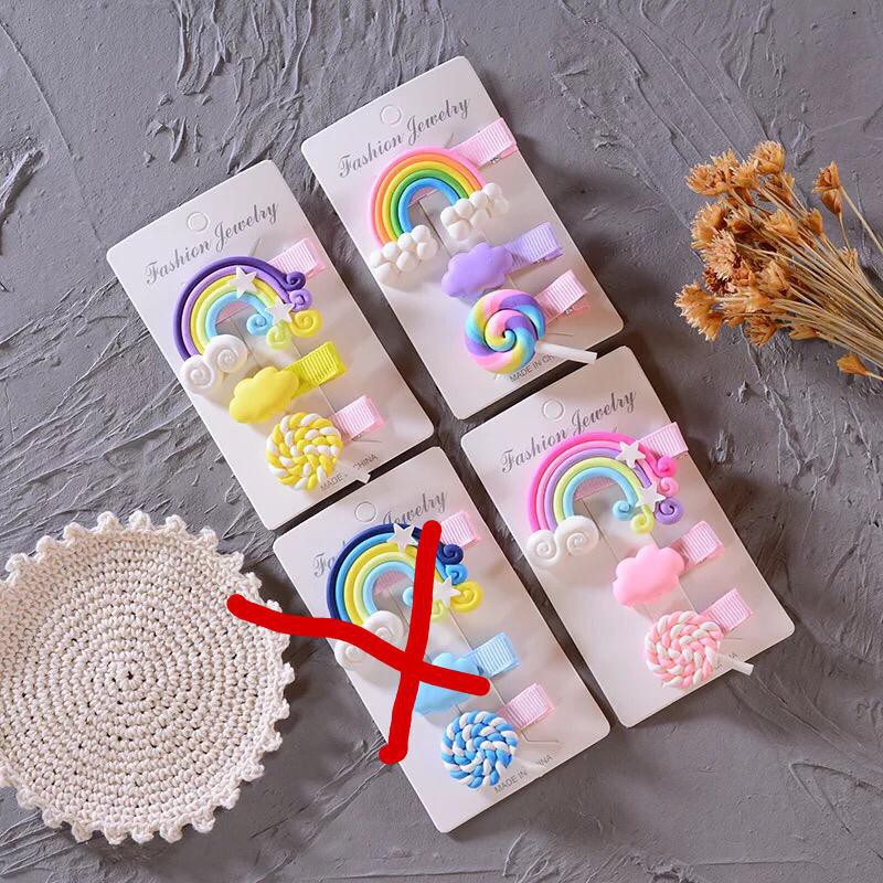 Jepitan Ikat Rambut Hairclip Anak Perempuan Motif Kartun Import NJ63