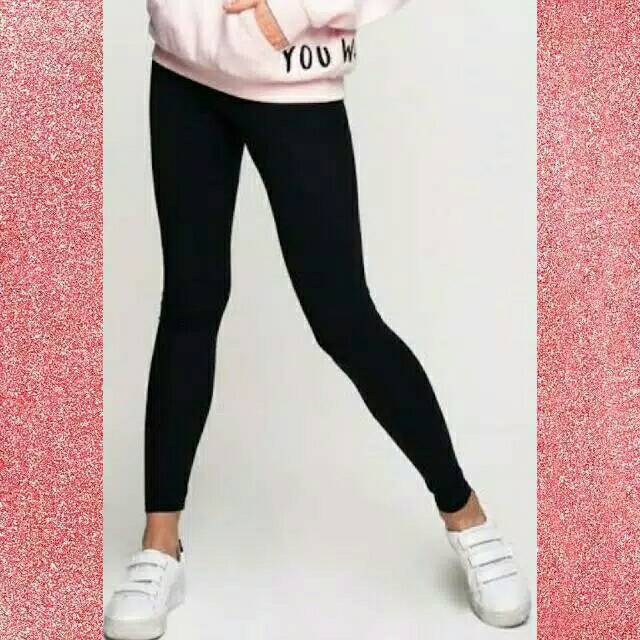 HOT PROMO!LEGGING POLOS IMPORT ALL BLACK