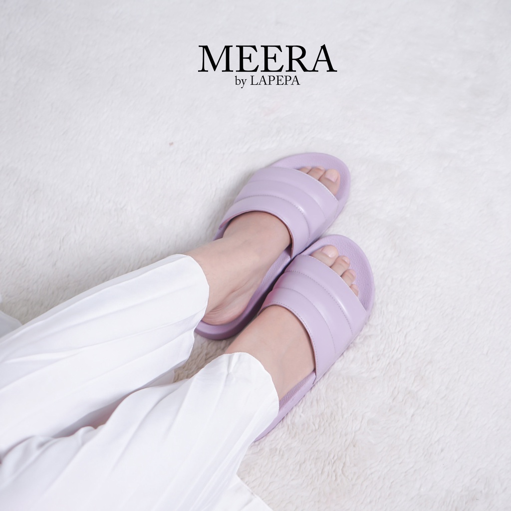 AVLINSTORE - tipe MERRA Sandal Wanita Slip On Anti Selip Karet Kekinian