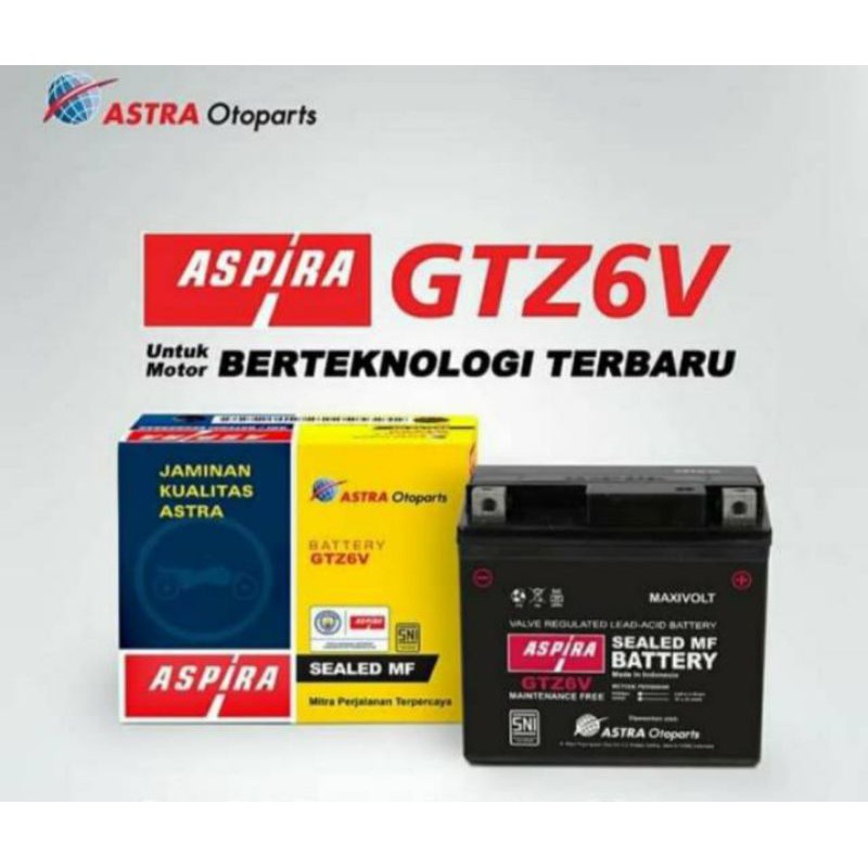 AKI ASPIRA GTZ6V AKI VARIO 125/150