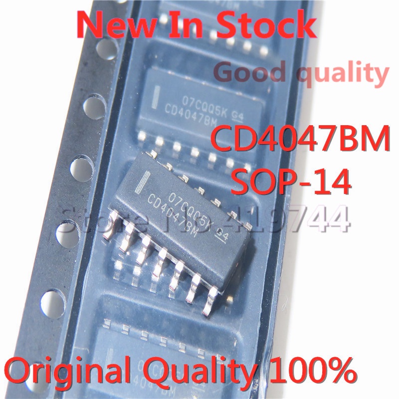 [xqx] 10pcs/lot CD4047BM CD4047 SOP-14 SMD logic/Osilator multi Frekuensi Dalam Stok IC Asli Baru