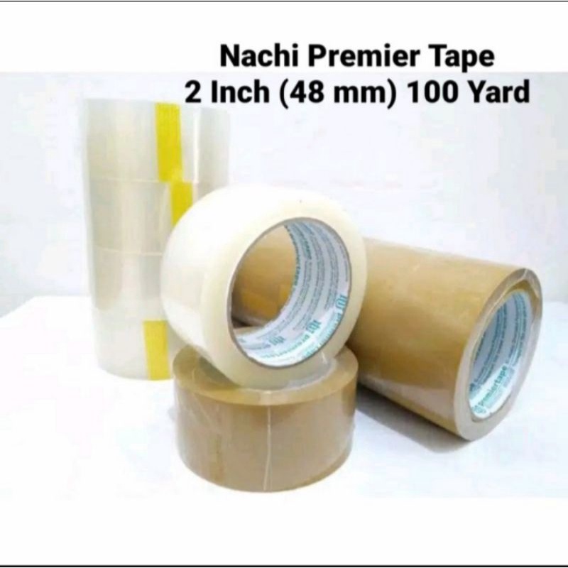 

Plakban Lakban 2 Inch Premier Tape by Nachi 48 mm
