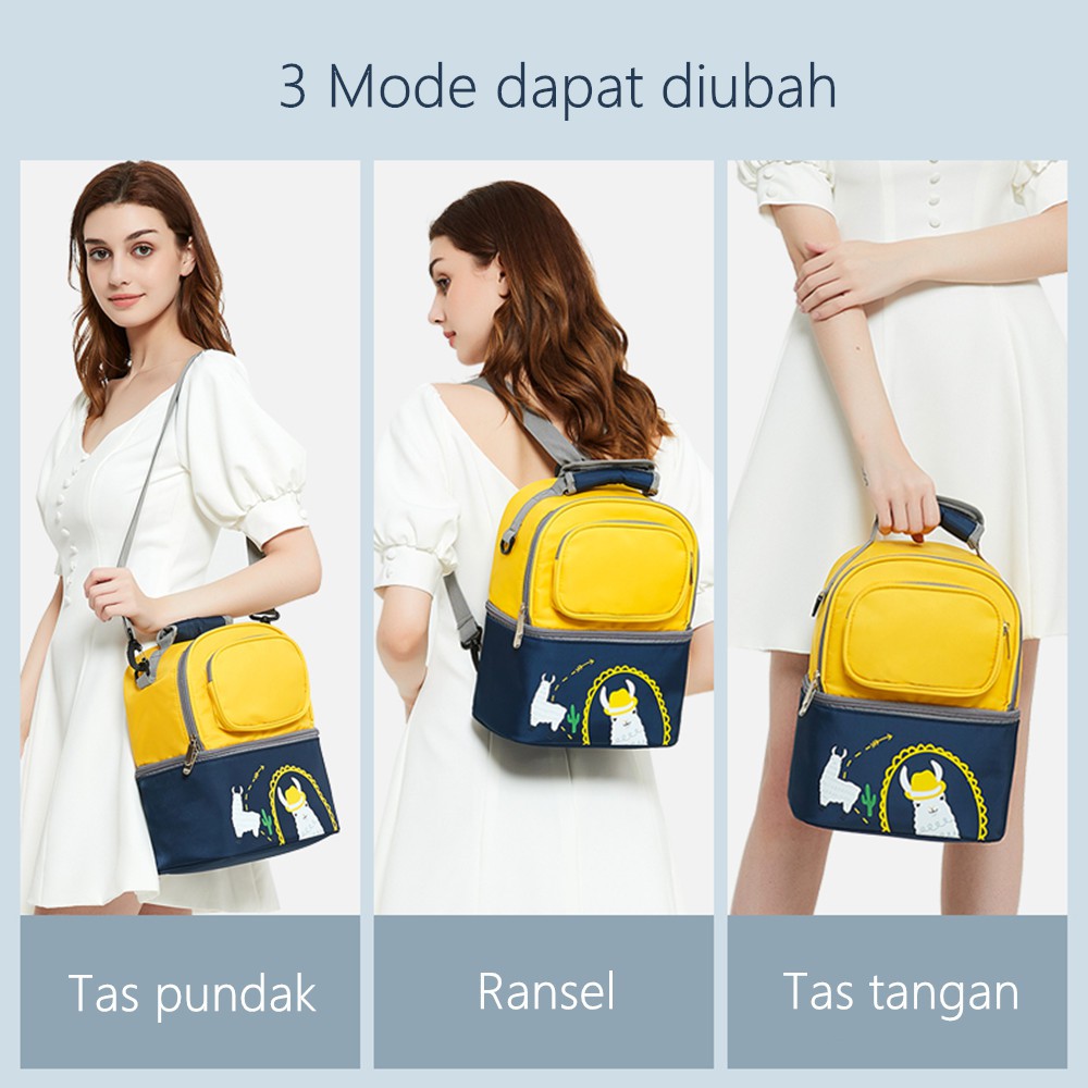 Mumystation Tas perlengkapan bayi tahan air / Diaper Bag double layer