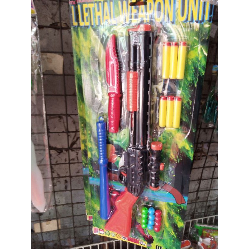 MAINAN SNIPER DENGAN PELURU BUSA