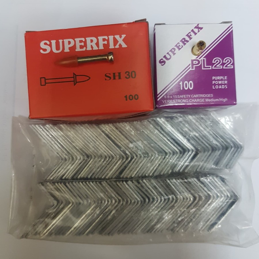 

paku ramset superfix - mesiu - angle clip / siku l / angel klip