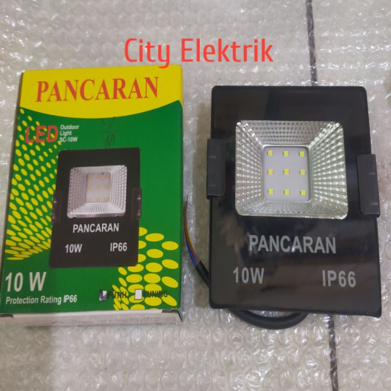 Lampu Sorot LED 10 Watt / Lampu Tembak Kap Led 10w Outdoor Indoor