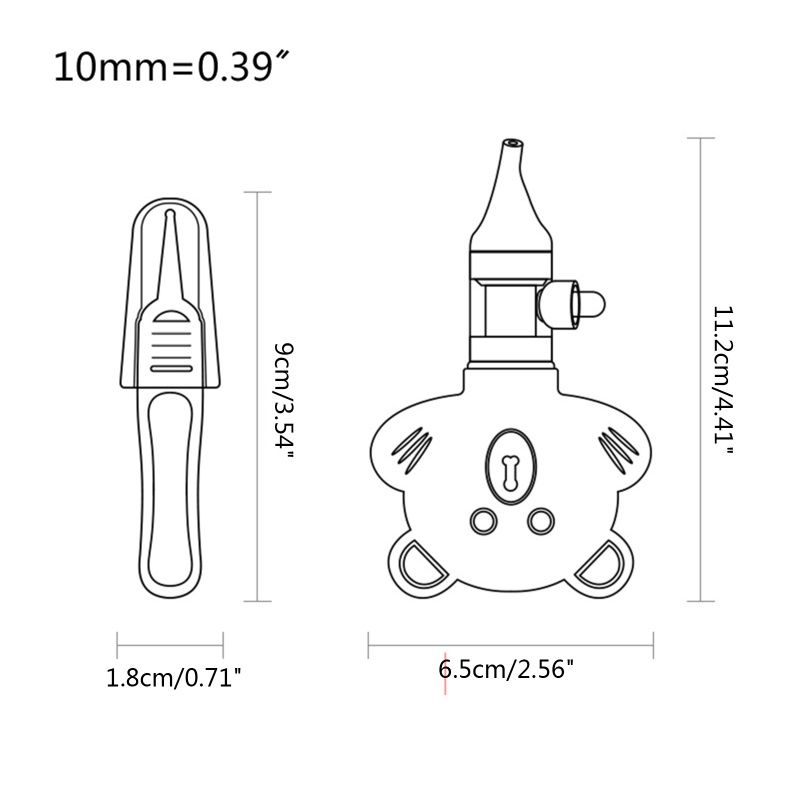 Mary Alat Penyedot Ingus / Nasal Aspirator Bahan Silikon Untuk Bayi Newborn