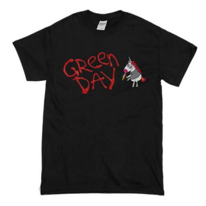 KAOS VINTAGE Green Day BLACK | T-SHIRT Green Day | KAOS Green Day