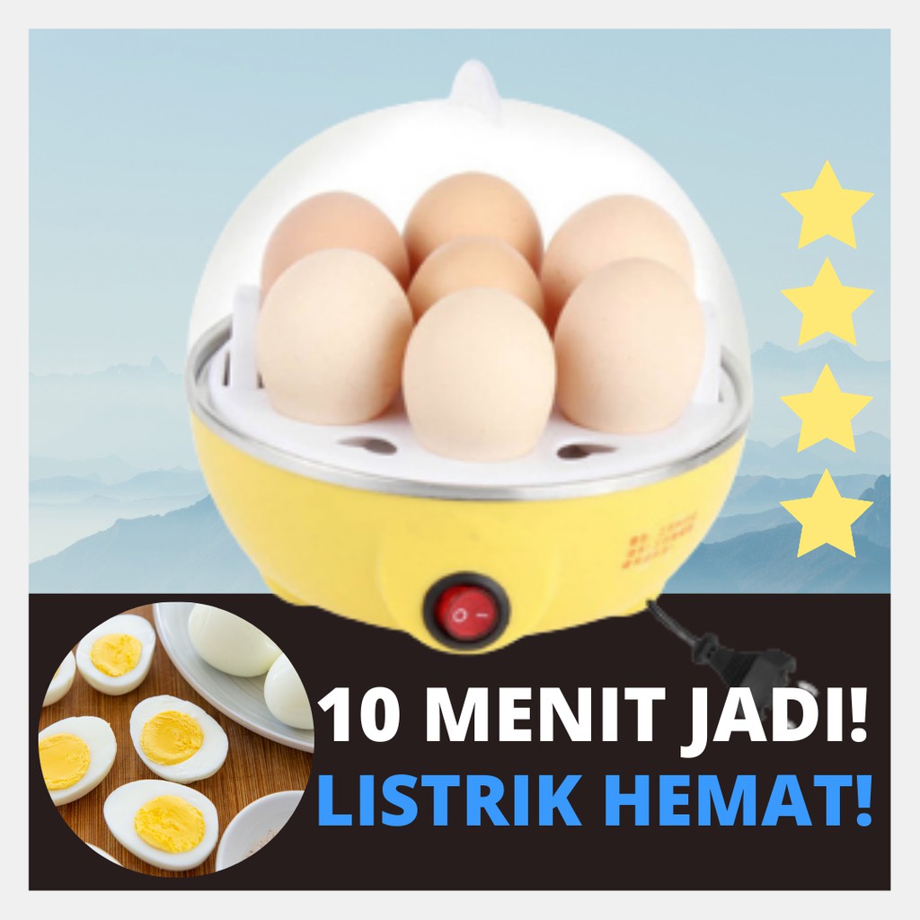 Alat Rebus Telur Elektrik / Electrik Praktis Mudah Cepat Murah dan Terjamin Aman - Alat Dapur Masak 