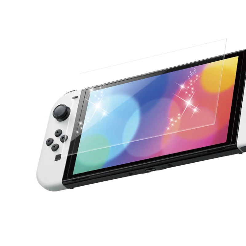 Btsg Bubble Free Tempered Glass Pelindung Layar Ultra-Tipis Cocok Untuk Switch OLED