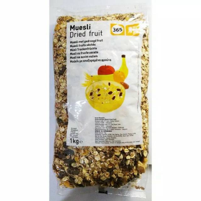 

Muesli Dried fruit sereal 1 KG muesli 365 1kg