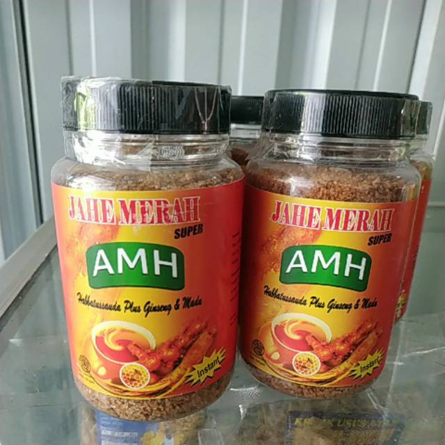 

Jahe Merah AMH kemasan botol lebih praktis